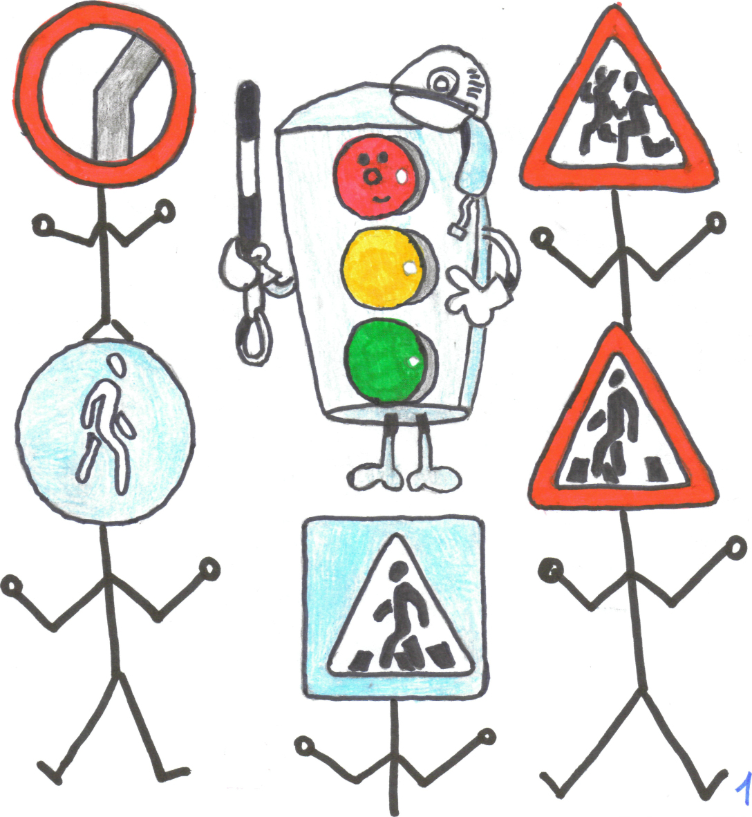 Правила дорожного движения для детей в картинках рисовать